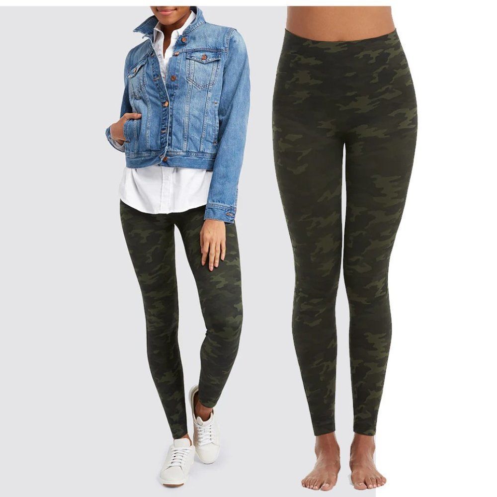 SPANX Seamless Leggings for Women Tummy Control Size MD